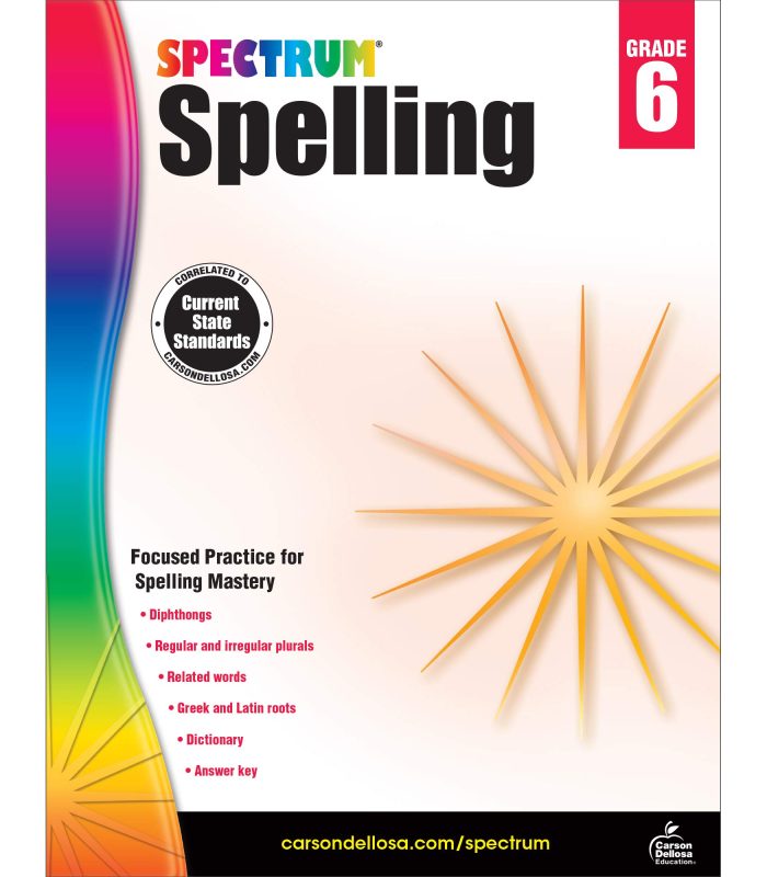 Spectrum Spelling Grade 6 Spectrum Spelling Grade 6