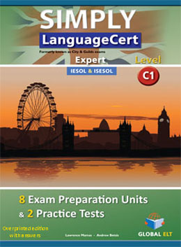 SIMPLY LanguageCert C1 Expert 8 Exam Practice Units + 2 Practice Tests with Answers