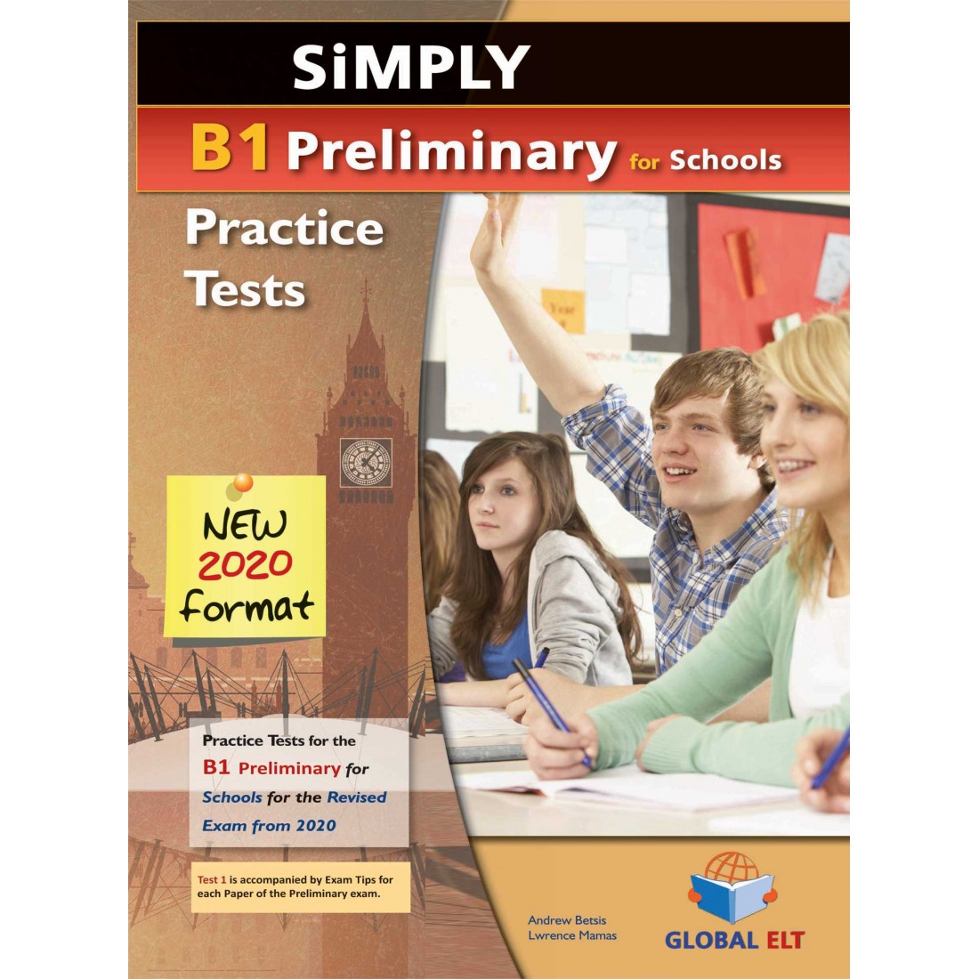 SiMPLY B1 Preliminary for Schools Practice Tests 2020 Format Audio CDs