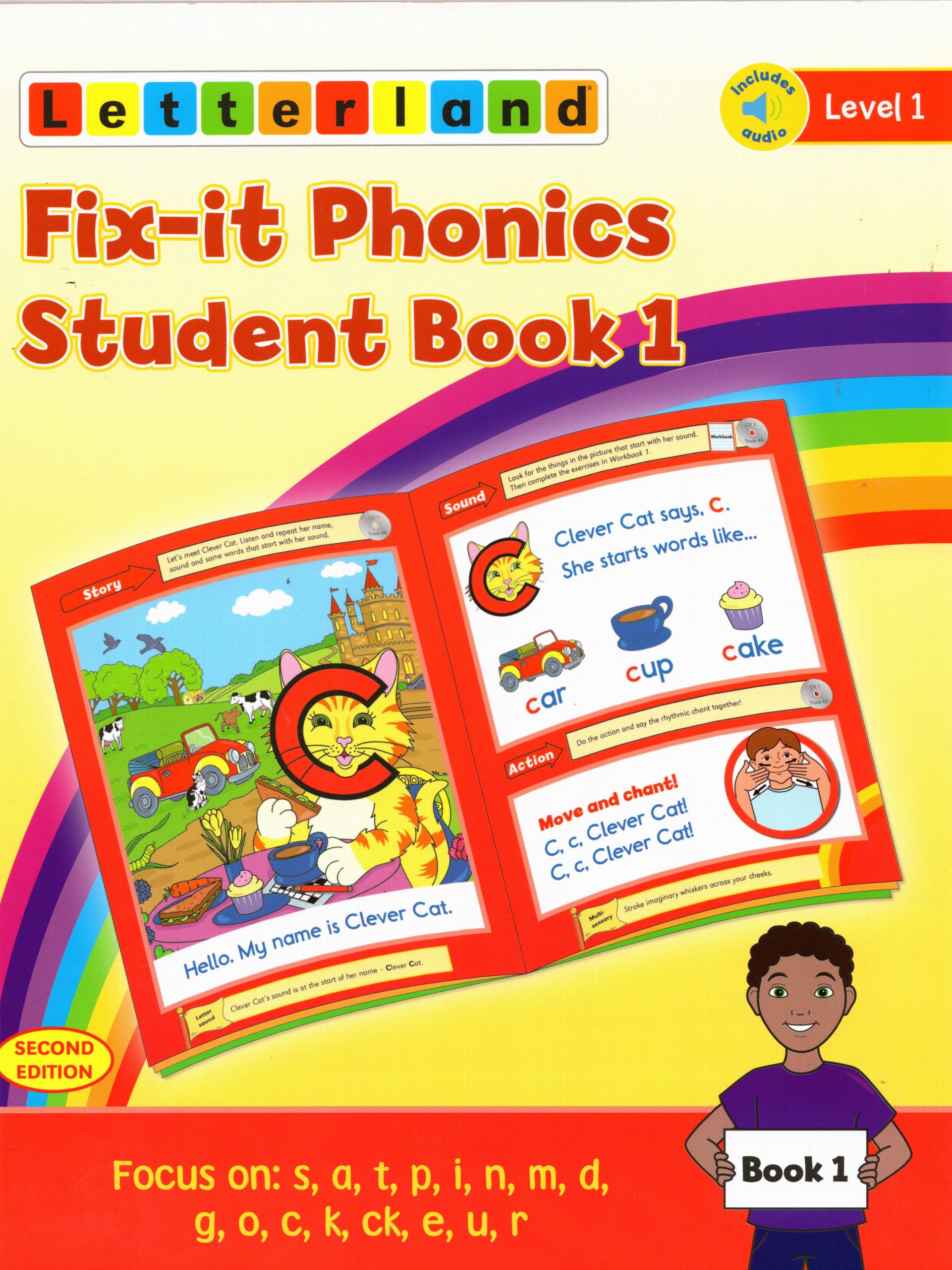 Fix-it Phonics Level 1 Student Book 1 ( includes Audio )