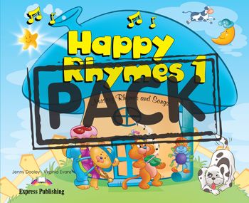 Happy Rhymes 1 Pupil's Pack 2 with CD & DVD PAL