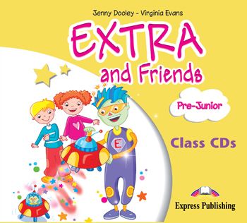 Extra and Friends Pre-Junior Class Audio CDs set of 2