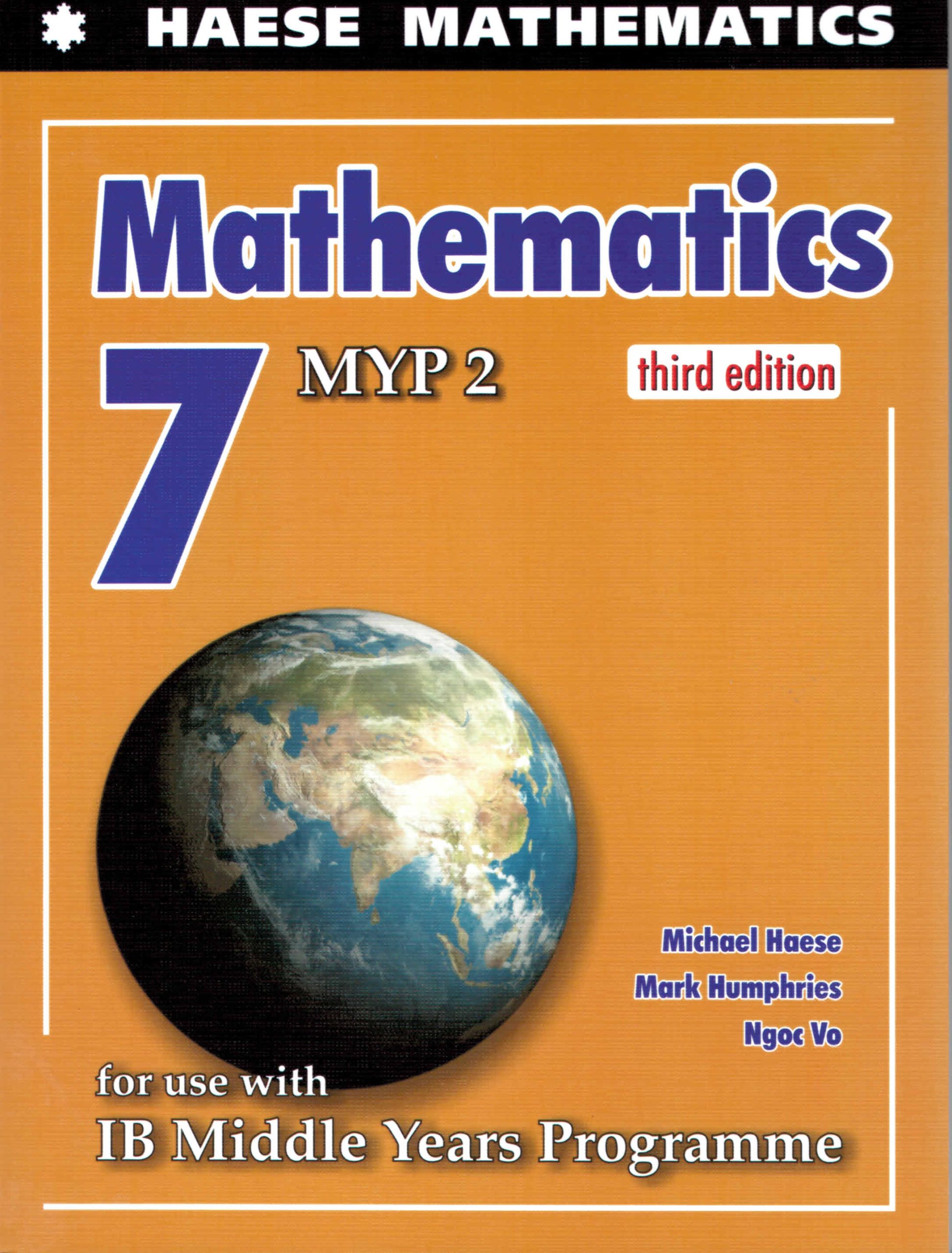 HAESE Mathematics for the International Student 7 - 3rd Edition (MYP 2)