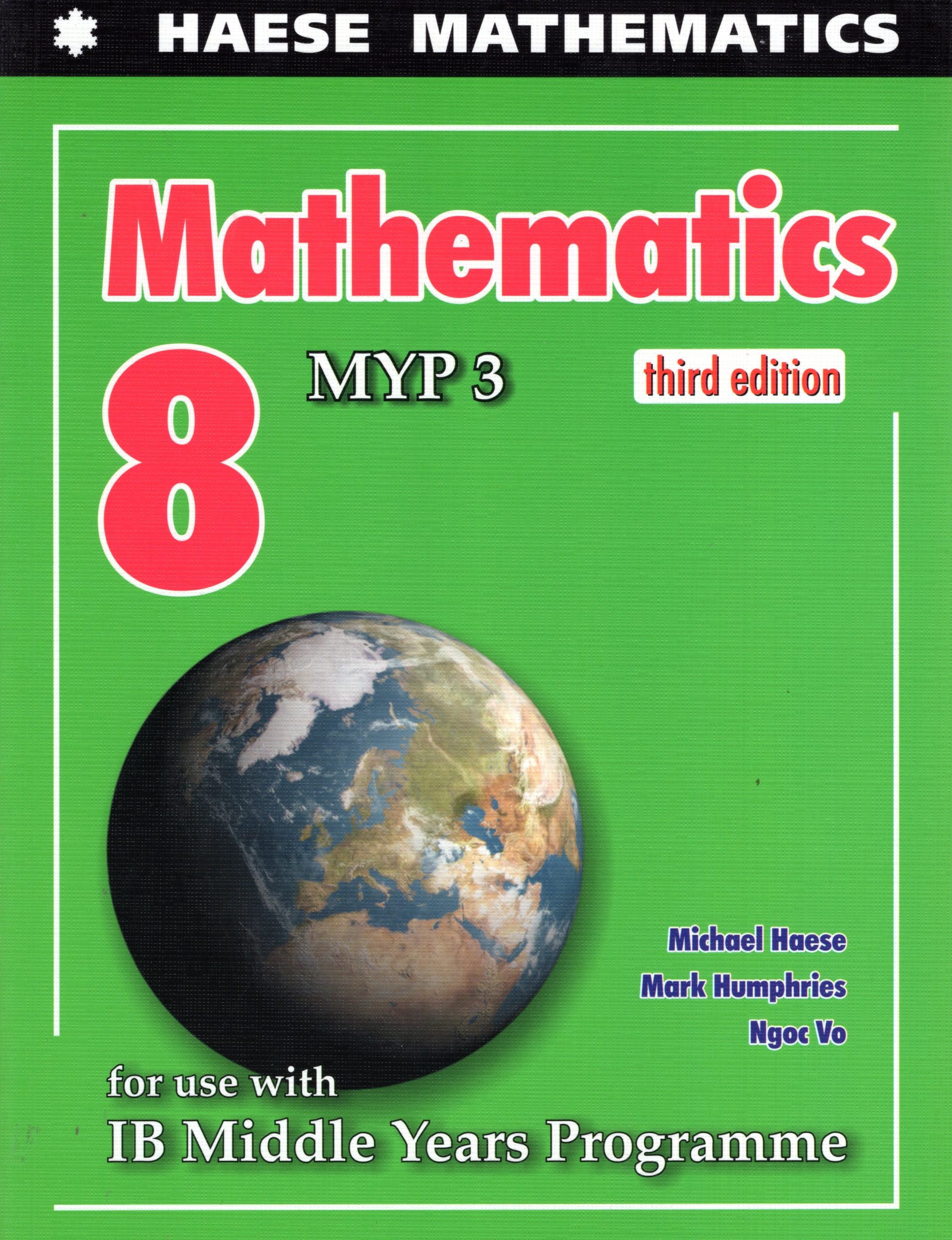 Haese Mathematics 8 MYP 3 3rd Edition