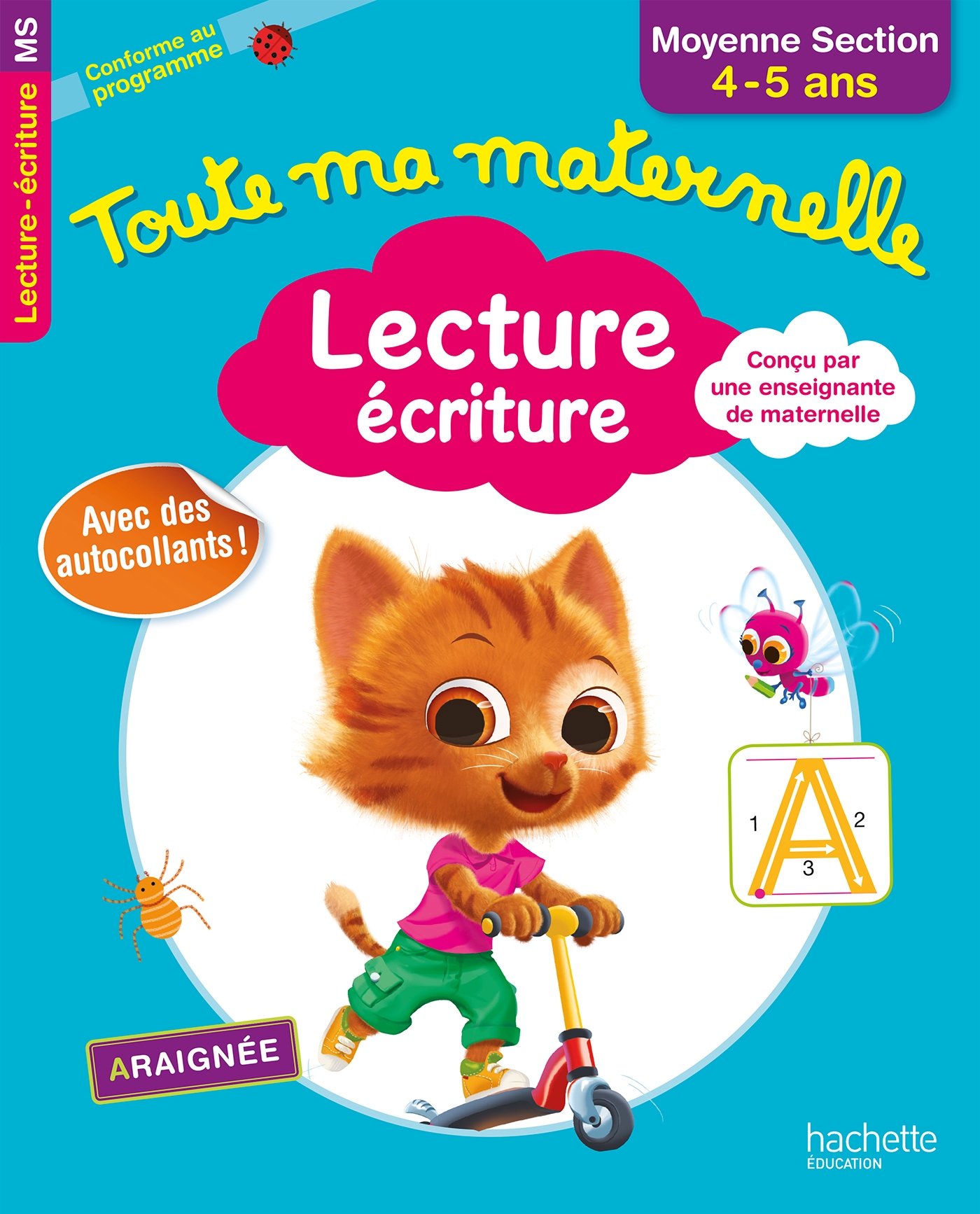 Toute Ma Maternelle Lecture ecriture, moyenne section 4-5 ans