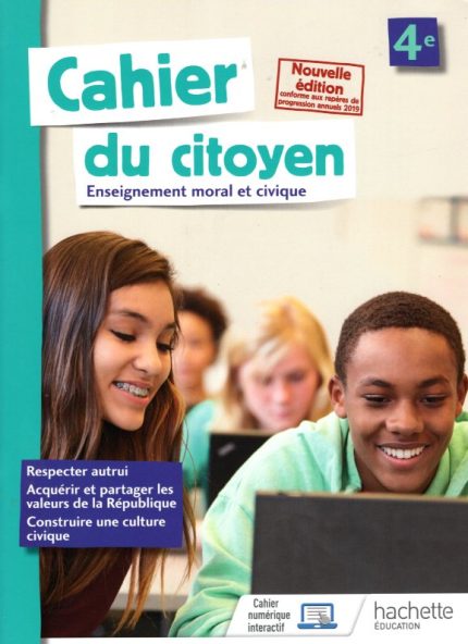 Cahier du citoyen 4e - ed. 2019