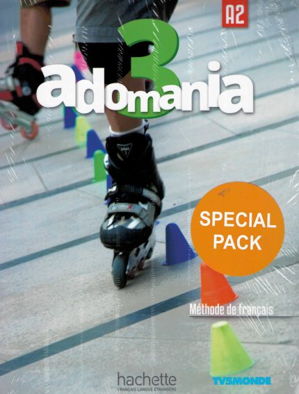 Super Pack Adomania 3 (Livre de l'eleve + Cahier d'activites + Cadeau Surprise + DELF Junior Scolaire A2)