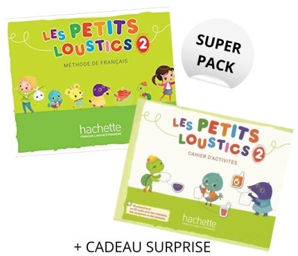 Super Pack Les Petits Loustics 2 (Livre d'eleve + Cahier d'activites + Cadeau surprise)