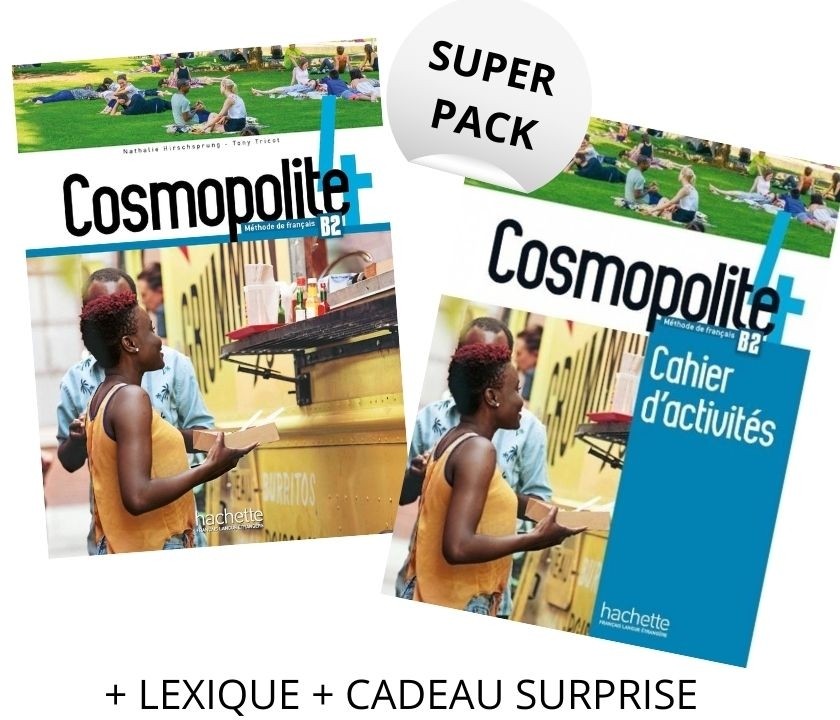 Cosmopolite 4 Super Pack (Livre de l'eleve + Cahier d'activites + Cadeau Surprise + Lexique)