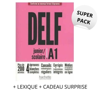 Super Pack DELF Junior Scolaire A1 (+ Cadeau Surprise + Lexique)