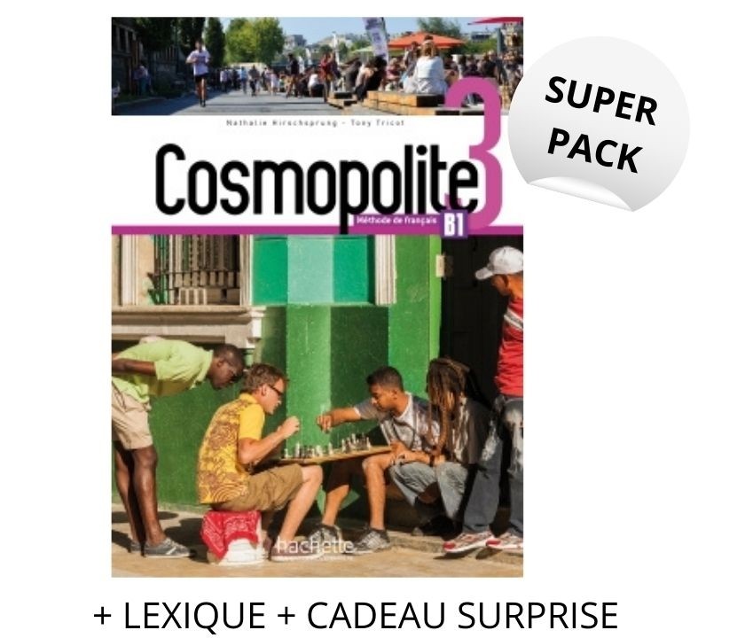 Cosmopolite 3 Pack Livre de l'eleve (+ Cadeau Surprise+ Lexique)