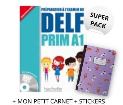 DELF Prim A1 Super Pack (+ Mon Petit Carnet + Stickers)
