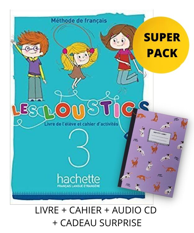 Les Loustics Mini Volume 3 A1 Super Pack: Livre de l' Eleve + Cahier d' Activites + Cadeau Surprise