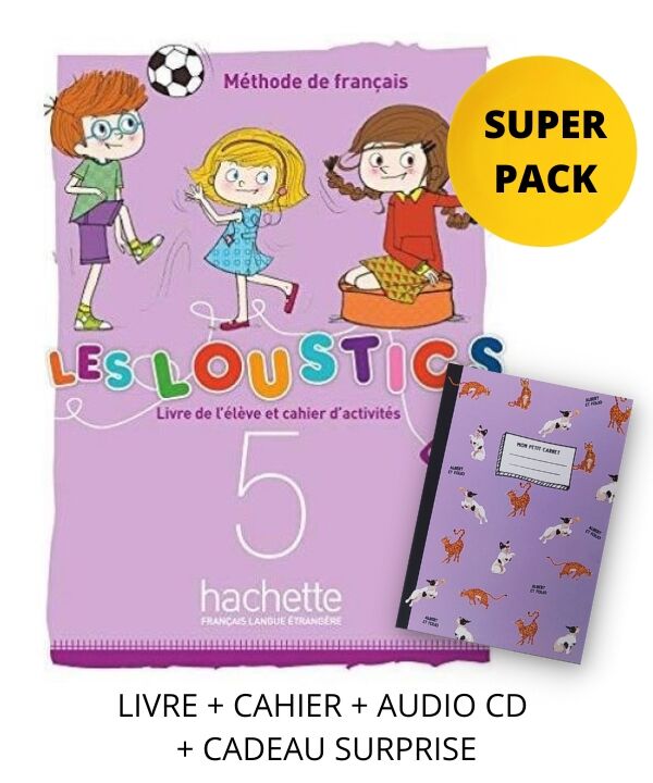 Les Loustics Mini Volume 5 A2.1 Super Pack: Livre de l' Eleve + Cahier d' Activites + Cadeau Surprise