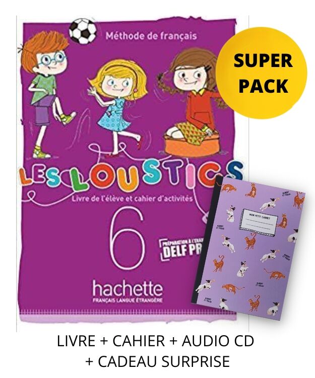Les Loustics Mini Volume 6 A2.1 Super Pack: Livre de l' Eleve + Cahier d + Cadeau Surprise