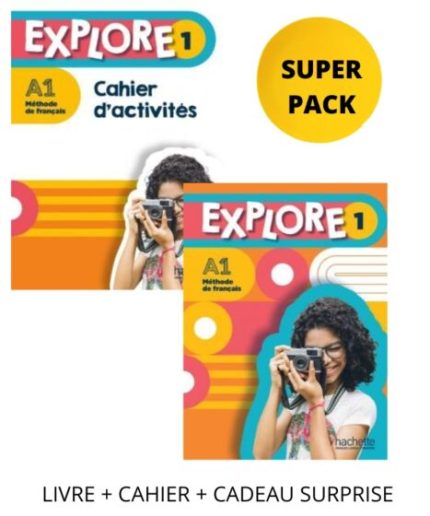 Explore 1 Super Pack: Livre de l' Eleve + Cahier d' Activites + Cadeau Surprise