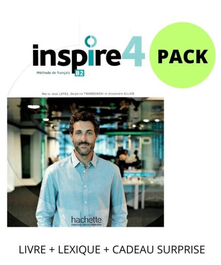 Inspire 4 Pack (Livre + Lexique + Cadeua Surprise)