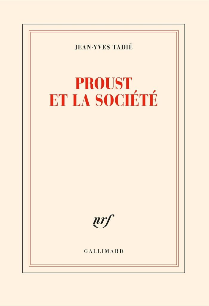 Proust et la societe Proust et la societe