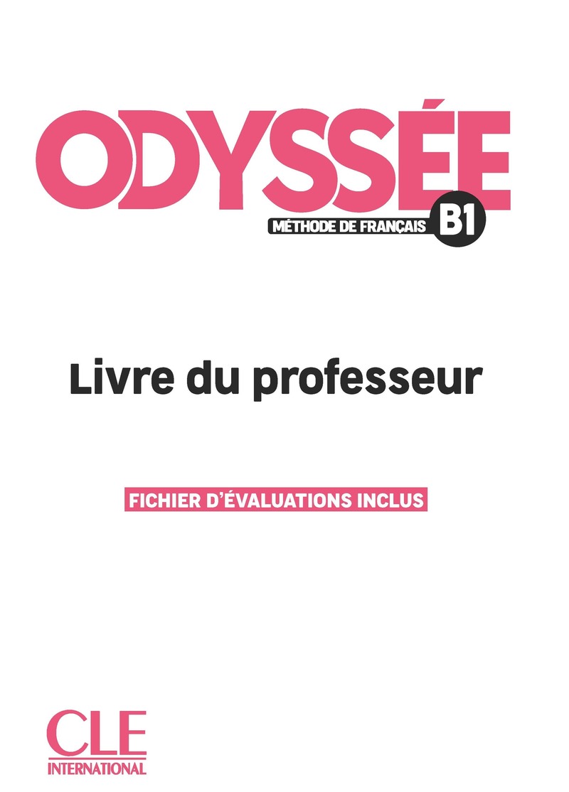 Odyssee Niveau B1 Livre du Professeur