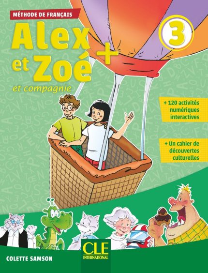 Alex et Zoe + 3 Livre de l'eleve + CD