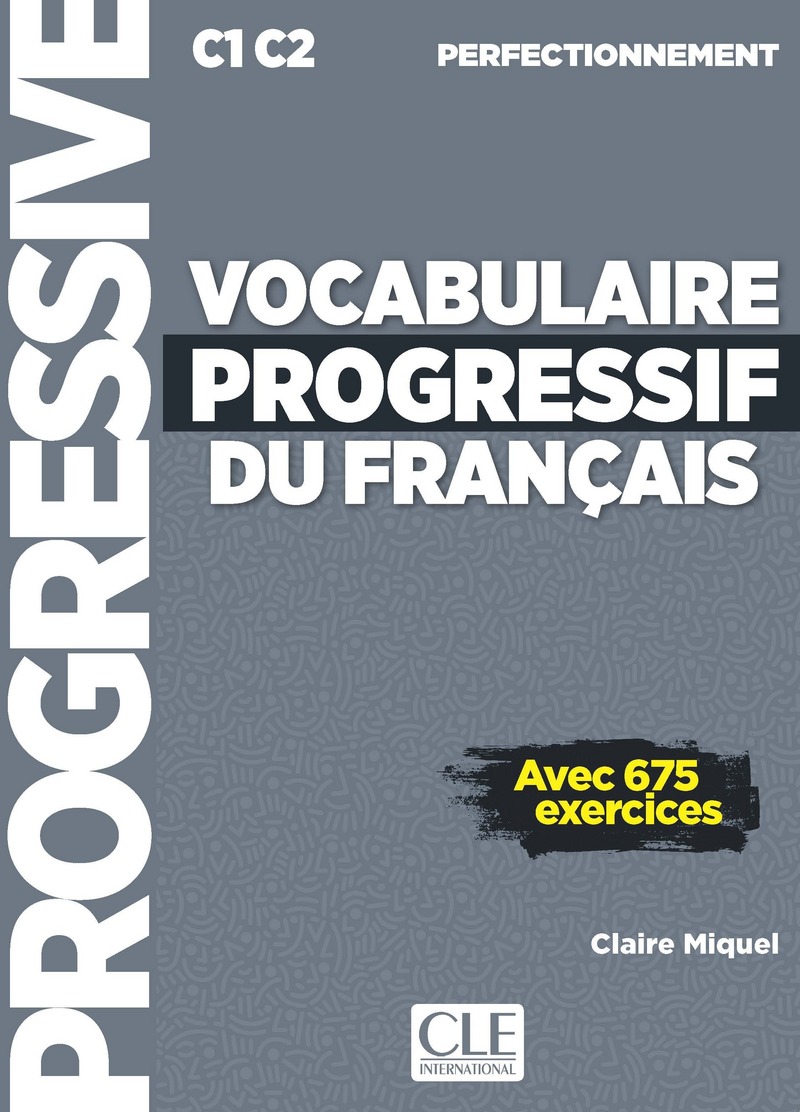 Vocabulaire progressif du francais Niveau perfectionnement Livre + CD + Livre-web Nouvelle couverture