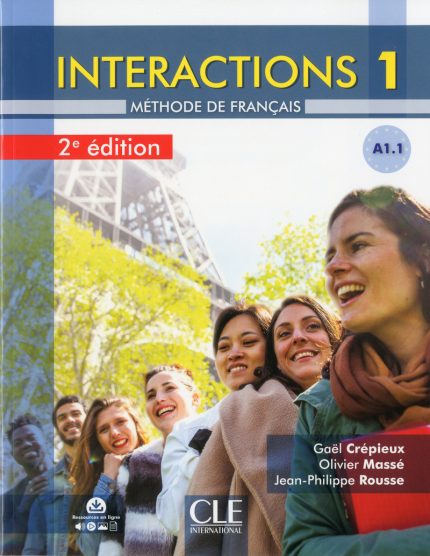 Interactions 1 Niveau A1.1 Livre de l'eleve + DVD Rom 2eme edition