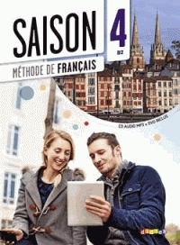 Saison niveau 4 Methode de Francais + cd mp3 + dvd