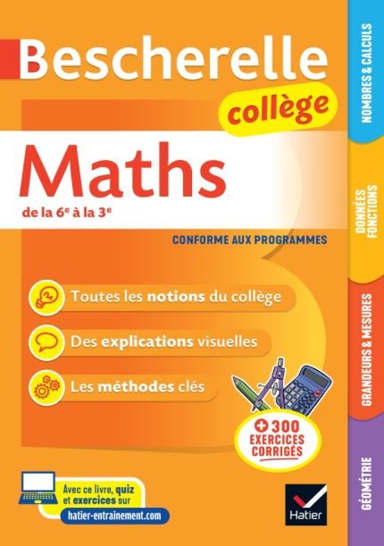Bescherelle college - Maths (6e, 5e, 4e, 3e)