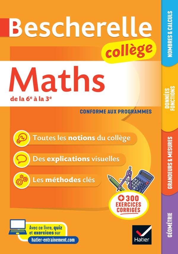 Bescherelle college - Maths (6e, 5e, 4e, 3e)