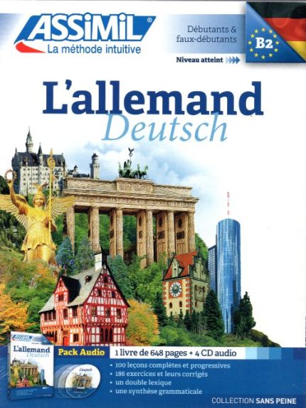 L allemand livre + 4 CD Audio