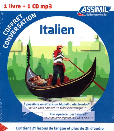 Coffret Conversation Italien (guide + CD MP3)