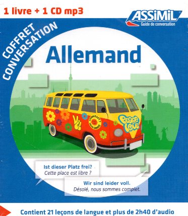 Coffret Conversation Allemand (Guide + CD MP3)