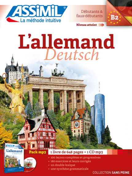 L'allemand Sans Peine pack + 1 CD mp3 Langue maternelle : FRANCAIS Langue etudiee : ALLEMAND