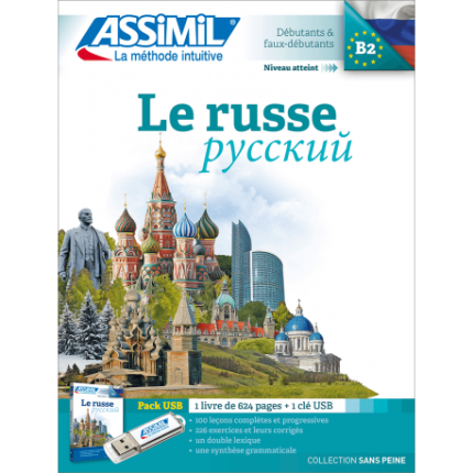 Assimil Le russe pack  (livre + 1 Cle Usb)Langue maternelle : FRANCAIS Langue etudiee : RUSSE