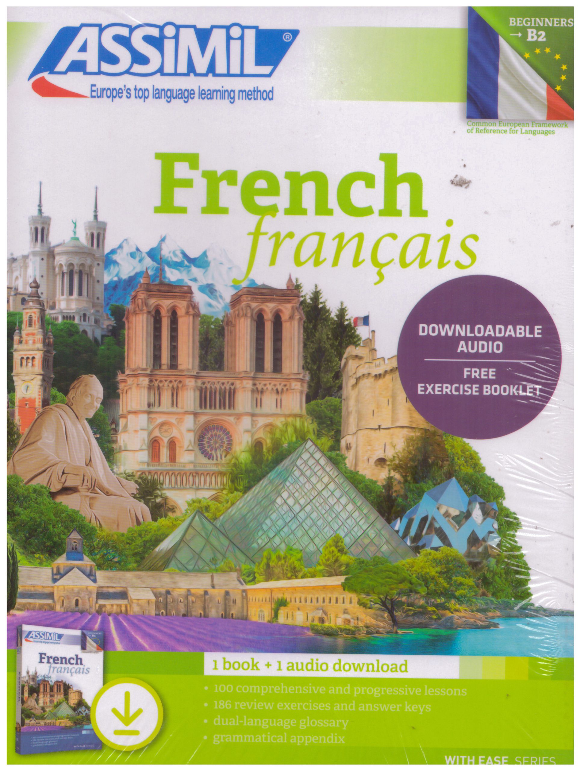 Assimil French Pack 1 livre + fichiers mp3 en telechargement Langue maternelle : ANGLAIS Langue etudiee : FRANCAIS