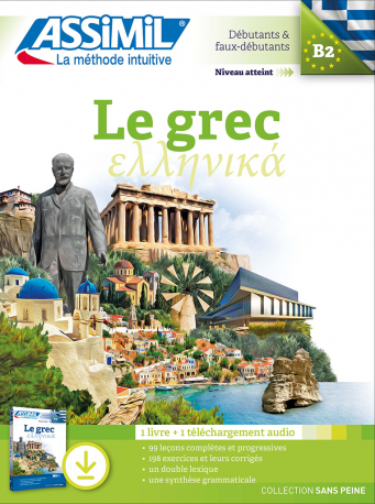 Le Grec 1 livre + fichiers mp3 en telechargement Langue maternelle : FRANCAIS Langue etudiee : GREC