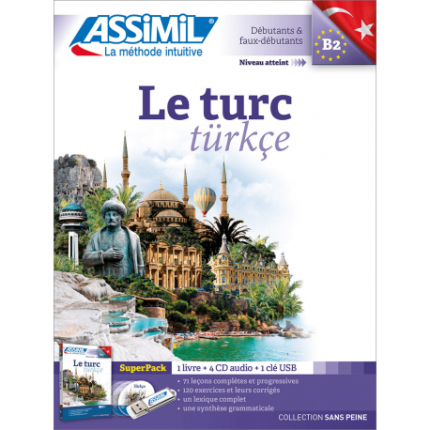 Le Turc Superpack 1 livre + 4 CD audio + 1 cle USB (fichiers mp3)