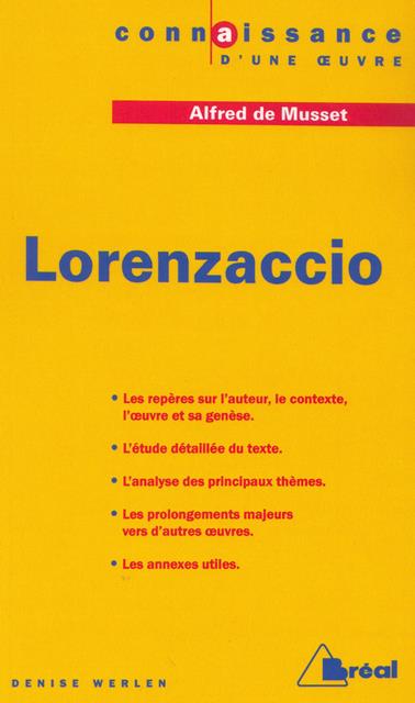 LORENZACCIO - CONNAISSANCE D'UNE OEUVRE POCHE