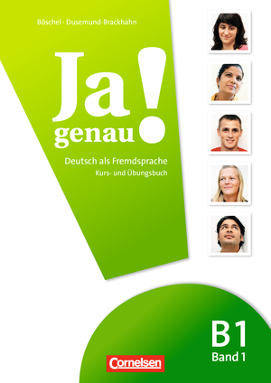 Ja genau ! B1 Band 1  Kurs- und Ubungsbuch mit Losungen und Audio-CD