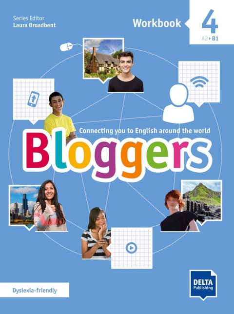 Bloggers 4 A2 - B1 Workbook + Delta Augmented + Online Extras