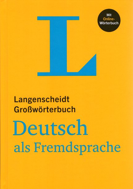 Langenscheidt Grossworterbuch Deutsch als Fremdsrache + online worterbuch