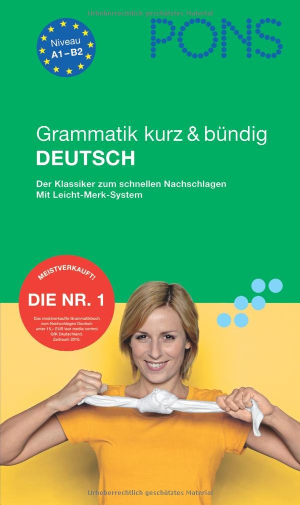 PONS Grammatik Deutsch- kurz und buendig NEU