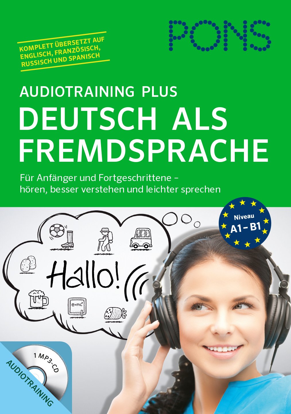 PONS Audiotraining Plus Deutsch als Fremdsprache + 1 MP3-CD