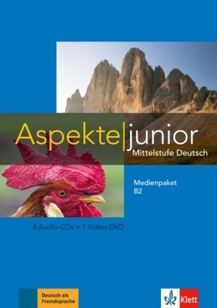 Aspekte junior B2 Medienpaket (4 Audio-CDs + Video-DVD)