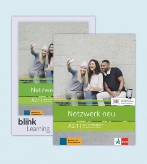 Netzwerk neu A2.1 - Media Bundle: Kurs- Ubungsbuch mit Audios/Videos + Lizenzcode BlinkLearning mit LMS (Lernende, 1 Jahr)