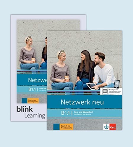 Netzwerk neu Β1.1 - Media Bundle: Kurs- Ubungsbuch mit Audios/Videos + Lizenzcode BlinkLearning mit LMS (Lernende, 1 Jahr)