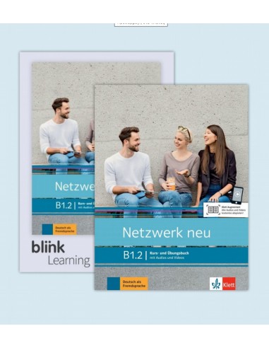Netzwerk neu Β1.2 - Media Bundle: Kurs- Ubungsbuch mit Audios/Videos + Lizenzcode BlinkLearning mit LMS (Lernende, 1 Jahr)