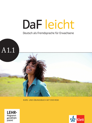 DaF leicht A1 Kursbuch und Arbeitsbuch A1.1 + DVD-Rom