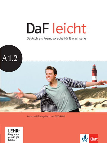 DaF leicht A1 Kursbuch und Arbeitsbuch A1.2 + DVD-Rom