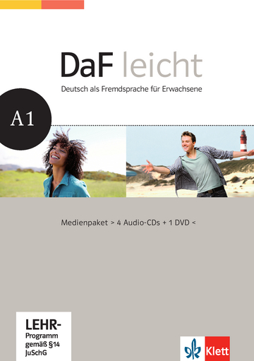 DaF leicht A1 Mediapaket A1 (4 Audio-CDs + DVD)